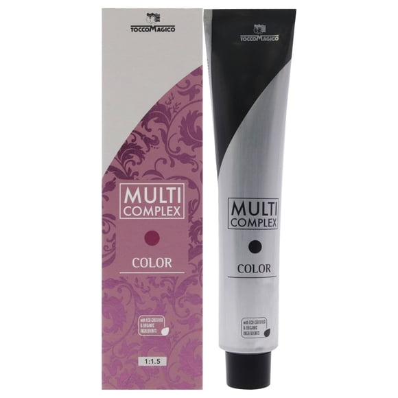 Coloration Capillaire Permanente Multi-Complexe - 7.444 Blond Cuivré Extra Intense par Tocco Magico pour Unisexe - Coloration Capillaire 3.38 oz