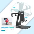 thumbnail image 3 of ORIbox Cell Phone Stand, Adjustable Phone Stand for Desk, Aluminum Desktop Solid Universal Desk Stand, Compatible, 3 of 5