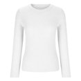 thumbnail image 4 of TIMIFIS Womens Long Sleeve Turtleneck Shirt Lightweight Slim Turtle Neck Active Tops Basic Pullover Undershirt Pullover Undershirt Active Shirts - Fall/Winter, 4 of 5