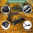 thumbnail image 2 of QinaQin 42 Inch Tow Behind Lawn Sweeper, Heavy Duty, Black, 2 of 7
