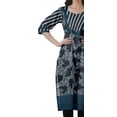 thumbnail image 4 of Moomaya Robes Indiennes pour Femmes Décontractées d'Été Imprimées Manches 3/4 Longue Kurta, 4 of 6