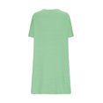 thumbnail image 5 of Peignoir Femme à Fermeture Éclair devant, Manches Longues, Rayé, Robe de Chambre Zippée Courte avec Poches, Vert m, 5 of 5