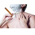 thumbnail image 1 of Domqga Manche Rétro en Bois + 10 Pcs Tête de Lame Rasoir de Rasage Rasoir Pliant Outil de Soins pour le Visage Masculin, Rasoir Classique, Rasoir pour Hommes, 1 of 8