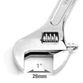 thumbnail image 3 of WorkPro 8"  Adjustable Wrench,Drop Forged Steel, 3 of 6