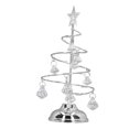 thumbnail image 2 of Christmas Tree Lamp, Easy To Use Christmas Tree Night Light  Pendant Galvanized Iron Frame Decorative Glossy Beautiful Lines  For Home Silver White Light, 2 of 8