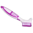 thumbnail image 1 of False Teeth Cleaning Brush, Plastic Portable  Double Sided Denture Brush  For False Teeth Cleaning, 1 of 8