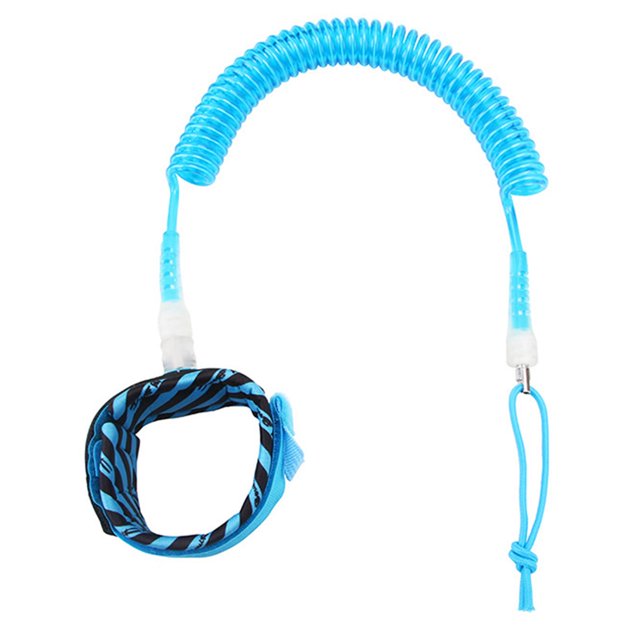 jinwen 10ft Surfboard Leash Surfing Leash Surfing Traction Rope TPU Lightweight Blue