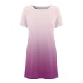 thumbnail image 5 of TJAZFJPA Robes de Bal Femmes Été Robes Décontractées Manches Courtes Robes d'Été Décontractées Robes T-Shirt Jupes de Plage Robes Mini Robe de Bal Rouge Robe d'Été Blanche pour Femmes, 5 of 5