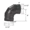 thumbnail image 2 of 6" X 90 Degree Elbow - Model DSP6E9-1, 2 of 2