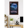 thumbnail image 3 of MLB Texas Rangers - Neon Helmet 23 Wall Poster, 22.375" x 34", 3 of 4