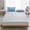 Gray#1623, variant on Mattress Twin XL Polyester Non-Slip Quilted Mattress Pad Cover Washable Bed Topper for Dorm and Home