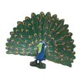 thumbnail image 1 of S SERENABLE Emulational Bird Peacock Model Toy Model Environmentally Friendly Decoration, 1 of 7