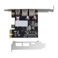 thumbnail image 2 of Expansion Card Desktop Graphics Card PCI-E1x to USB3.1 Type-C Card USB3.0 A Adapter Card Forward and Reverse Insertion, 2 of 5