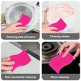 thumbnail image 4 of Multicolor Emery Cleaning Cloth for Kitchen Dishwashing Pots Pans, Flexible Material Efficient Stain Removal Rinse and Dry Quick Easy Use, 4 of 9