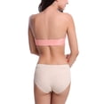 thumbnail image 4 of Strapless Bras for Large Breasts Ladies Strapless Gathering Invisible Bra Glossy Back Buckle Breast Seamless Bra Underwear Strapless Bra for Large Breasts, 4 of 9