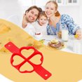 thumbnail image 1 of TopLLC Kitchen Gadgets, Kitchen Accessories, Kitchen Utensils, Kitchen Tool 4 Hole Omelette Maker Multi-functional 7-link Round Star Heart Shaped Pancake Maker Breakfast Baking Molds Omelette Mold, 1 of 6
