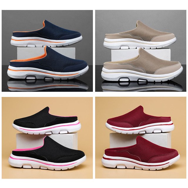 1 Paire Sandales pour Femmes Portatives Style Décontracté Couvre-Mailles EVA Claquettes Voyage Respirantes Design Simple Pantoufle Sandale Chaussures Rouge Taille 46