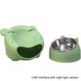 thumbnail image 1 of Automatic Cat Fountain LED Filtering Silent Pet Drinking Dispenser Cat Food Bowl, 1 of 10