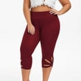 thumbnail image 4 of DPTALR Women's Comfortable Cropped Leisure Time Pants Sweatpants Yoga Pants, 4 of 9