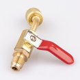 thumbnail image 4 of Straight Ball Valves Designed For A/C Charging Hoses Yellow 68 Mm Adapter, 4 of 8