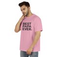 thumbnail image 4 of Inkmeso T-Shirt à Col Rond pour Hommes avec Imprimé Graphique Best Papa Ever.€ T-Shirt pour la Fête des Pères, 4 of 7