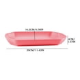 thumbnail image 3 of Uscallm Octagonal Plastic Tray Anti-Slip Restaurant-Grade Serving Tray For Burgers Fast Food Cafeterias Home Kitchen Commercial Use Durable Dishwasher Safe, 3 of 6