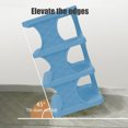 thumbnail image 4 of 4 Tier Foldable Plastic Shoe Rack for Bedroom & Entryway, Anti-Fade & Warp-Resistant Shoe Storage Organizer, Slim Design Holds 3 Pairs, Easy Assembly, 4 of 6