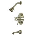 thumbnail image 1 of Kingston Brass KB36380AX Pressure Balance Tub & Shower Faucet - Satin Nickel, 1 of 2