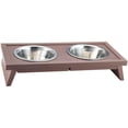 thumbnail image 3 of New Age Pet ecoFLEX Habitat N Home Hilo Raised Diner, Large, Espresso, 3 of 3
