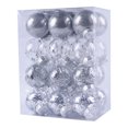 thumbnail image 1 of RKSTN Fall Decorations for Home 24PCS Christmas Tree Ornament Pendant Party Supplies Tree Hanging Plastic Ball Decorations, 1 of 2