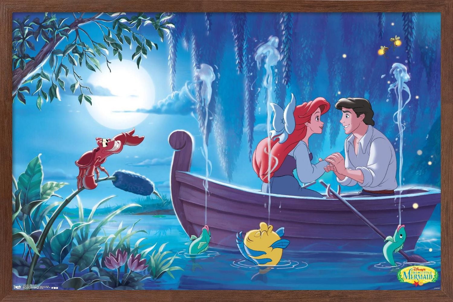 Disney The Little Mermaid - Ariel - Kiss The Girl Wall Poster, 22.375" x 34"