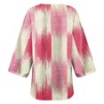 thumbnail image 4 of Nouveaux Hauts pour Femmes 2023 Mode Femme Col Rond Grande Taille T-Shirt à Manches Longues Blouse d'Automne Imprimée Hauts Chandail Chemise à Manches Longues pour Femmes, 4 of 5