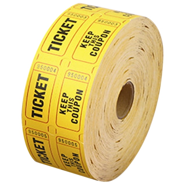 1 roll of Paper Raffle Tickets Events Tickets Labels Roll Practical Tickets Roll Tickets