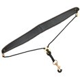 thumbnail image 3 of Leather Saxophone Neck Strap for Soprano Tenor Alto Baritone Sax Multi Color Black, 3 of 9