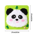 thumbnail image 3 of Embroidery Kit with Non-Woven Fabric Substrate, Yarn, Needle and Patch, 21 cm x 21 cm, 3 of 7