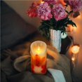 thumbnail image 1 of 3pcs Led Candle Night Light Maple Leaf Candle Light Battery Powered Flickering Candle Lamp With Remote Control For Party Wedding Decoration, 1 of 7