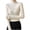 #01 White, variant on yoeyez Cashmere Sweaters for Women Wool Knitted Turtleneck Long Sleeve Sweater Slim Fit Thermal Base Layer Shirt Fall Winter Pullover Jumper Tops Purple XXL