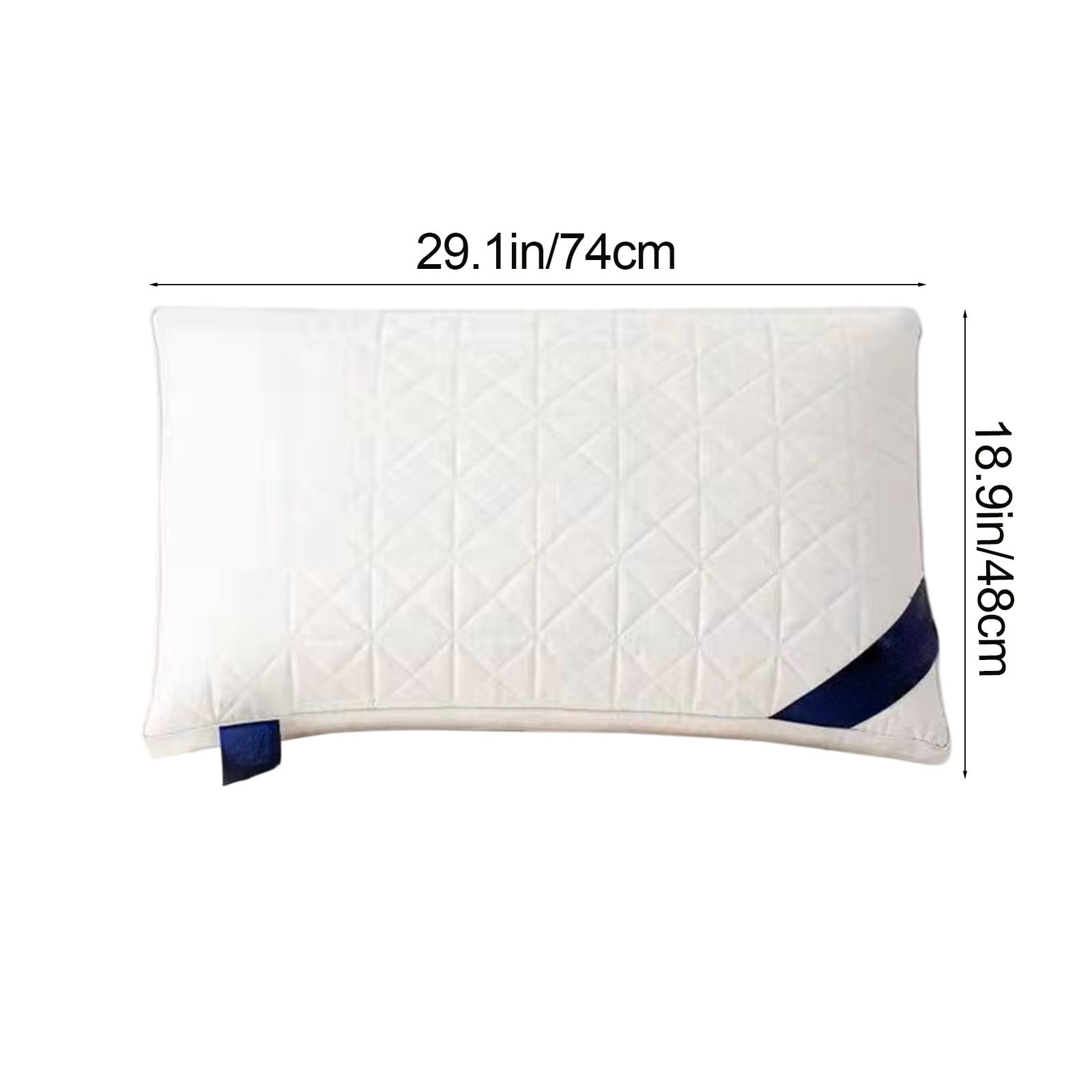 Fwttom Pillows Pillows, 1pc Pillows Hotel Pillows Bed Pillows for Sleeping Pillows for Sleeper Back & Stomach Sleeper for Sleeping The Side The Back Or The Stomach