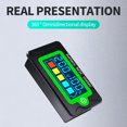 thumbnail image 4 of TFixol Moniteur de Batterie Multifonction CC 8-100V pour LiFePO4 et Piles au Lithium Ternaires, Réglages de Tension Ajustables, Conception Anti-Éclaboussures, Options Vert/bleu/orange, 4 of 6