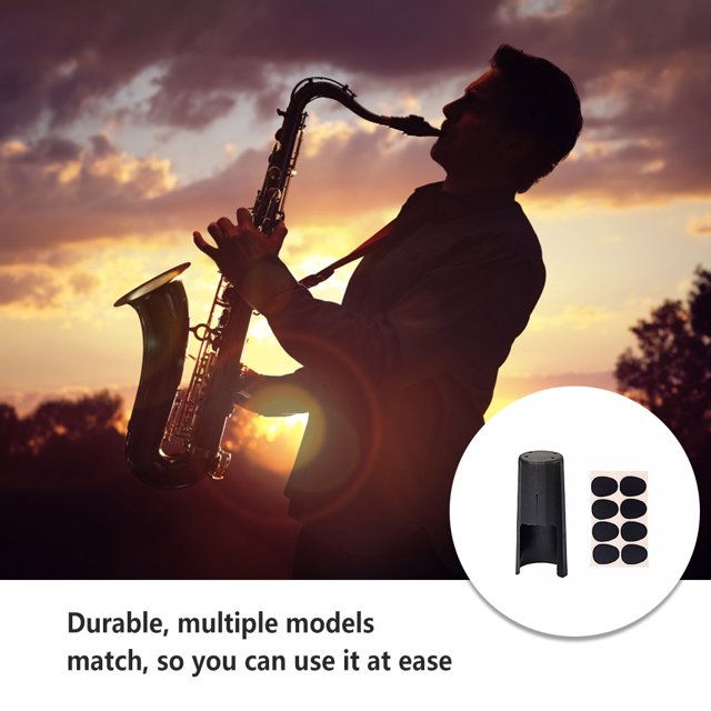 Ruiboury Saxophone Mouthpiece Cover Replacement Kit Professional Caps Playing Woodwind Set Music Accessories Fitting Sax Instrument 1Set