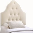 thumbnail image 1 of Sovereign Twin Upholstered Fabric Headboard - Ivory, 1 of 4