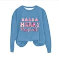 thumbnail image 4 of EGNMCR Chandail en Molleton de Noël Col Rond Imprimé Ample Manches Longues Sans Capuche, 4 of 4