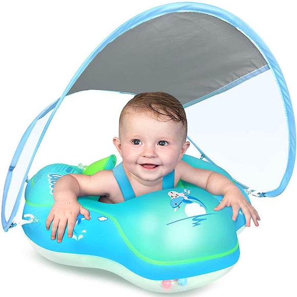 Infant Swimming Float Swimming Pool Float With Sun Protection Cover