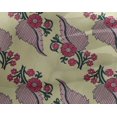 thumbnail image 4 of oneOone Georgette Viscose Fabric Leaves Block Printed Craft Fabric BTY 42 Inch Wide, 4 of 4