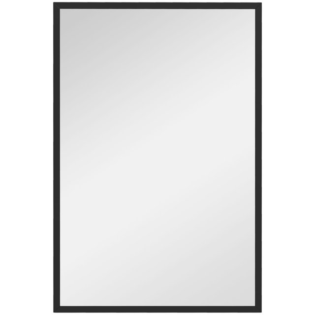 HOMCOM 24" x 36" Wall Bathroom Mirror for Home Decor, Vanity Mirror