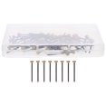 thumbnail image 4 of 60pcs Picture Hanging Nails Office Hanging Picture Hook Pin Copper-head Nails, 4 of 7