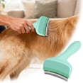 thumbnail image 1 of V-Shape Deshedding Comb for Cats and Dogs Efficient Grooming Tool Reduces Shedding and Mats for Long Short Hair, 1 of 4