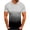 light grey, variant on Pisexur Summer Polo Shirts for Men, Gradient Printed Slim Fit Pullover Sport Top Short Sleeve T-Shirt