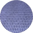 thumbnail image 1 of Ahgly Company Machine Washable Indoor Round Transitional Deep Periwinkle Purple Area Rugs, 5' Round, 1 of 7