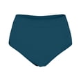 thumbnail image 4 of Women Casual High Waisted Swim Trunks Nylon Spandex Split Solid Color Quick Drying Beach Water Activities Wear, 4 of 5